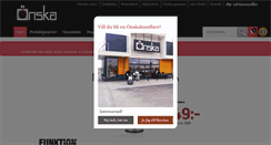 Desktop Screenshot of onska.se