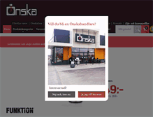 Tablet Screenshot of onska.se